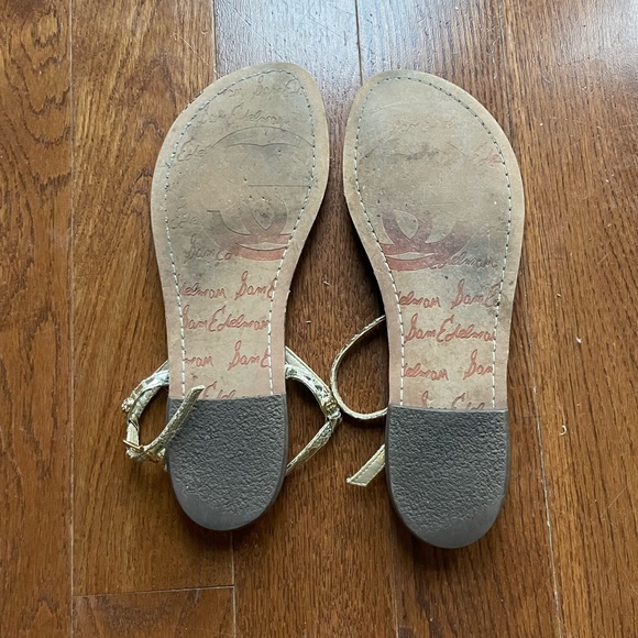 Sam Edelman Gigi Sandal- Gold - Picture 2 of 4